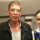 Photo of hijacker Seifedeen Mustafa with a flight attendant (Newsweek)